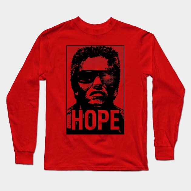 HOPE TERMINATOR Long Sleeve T-Shirt by colemunrochitty